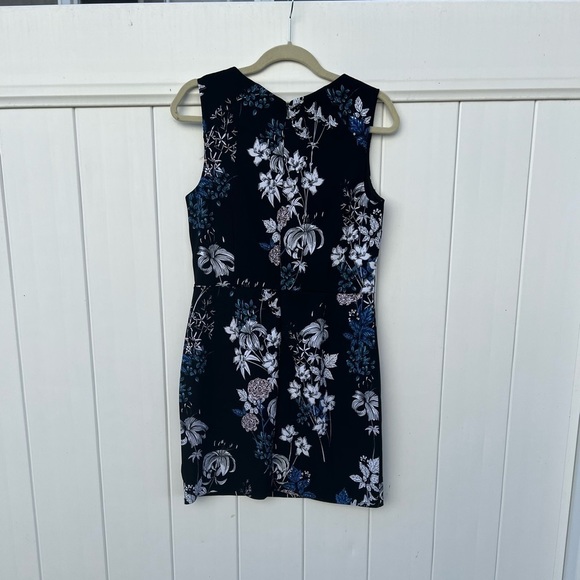 Banana Republic Black‎ Floral Dress Size 6 - Picture 8 of 8